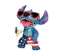 Enesco Disney Showcase Lilo and Stitch - Figura patriótica de Verano de Estrellas y Rayas, 5 Pulgadas, Multicolor