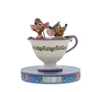 Enesco Disney Tradiciones por Jim Shore Jaq y Gus de Cenicienta Figura de Taza de té té para Dos (4016557)