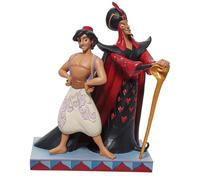 Enesco Disney Traditions 6011927 - Figura Decorativa de Aladdin & Jafar Good Vs. Evil