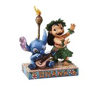 Enesco - Disney Traditions - Estatua de Lilo & Stitch Ohana de 7 Pulgadas
