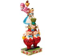 Enesco Figura Alicia Cheshire Tweedledee Y Tweedledum Sombrereo loco apilados Disney Traditions Alicia Pais Maravillas Alice Wonderland MAd Hatter
