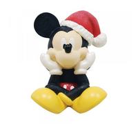 Enesco - Figura coleccionable Disney Navidad Mickey Mouse MGS0000006395 de resina de piedra, artesanal y detallada, ideal para decoración navideña y regalo a coleccionistas, altura 6 cm