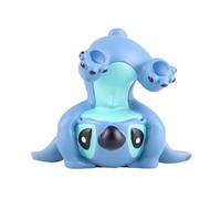 Enesco - Figura de colección Stitch Disney modelo 6010347 para coleccionistas y decoración, diseño divertido boca abajo, ideal para estanterías y mesas, tamaño compacto 7x9x7 cm Medium