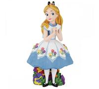 Enesco Figura Decorativa Disney Alicia en el País de las Maravillas Floreada Resina 20 cm