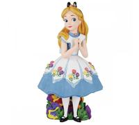Enesco - Figura decorativa Disney Alicia Floreada modelo 6013283 para coleccionistas y amantes de 'Alicia en el País de las Maravillas', ideal como regalo o pieza de decoración mágica para estanterías