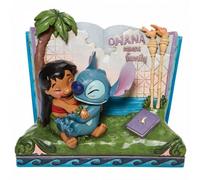 Enesco Figura Decorativa Lilo & Stitch Libro Ohana Resina Pintada A Mano 13cm Coleccionista