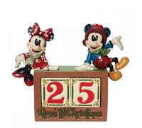Enesco Figura Decorativa Mickey & Minnie Calendario 18 cm Resina Pintada a Mano