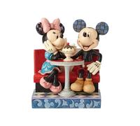 Enesco, Figura Decorativa Mickey Mouse & Minnie Mouse Tienda de refrescos de Disney