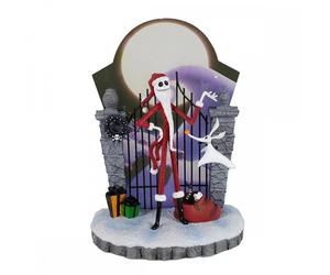 Enesco - Figura decorativa Santa Jack de 'Pesadilla Antes de Navidad' para coleccionistas, diseño detallado y acabado vibrante, ideal para decoración navideña Medium
