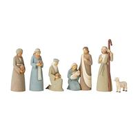 Enesco Foundations Nativity - Juego de Figuras en Miniatura, 4.5 Pulgadas, Multicolor
