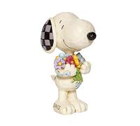 Enesco Jim Shore 6007962 - Figura de Snoopy en Miniatura con Flores