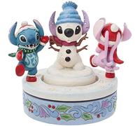 Enesco jim shore 6013061 disney traditions stitch & angel building a s