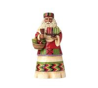 Enesco Jim Shore - Figura de Papá Noel Africano