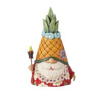 Enesco Jim Shore Heartwood Cr igura de gnomo de piña Tropical Costera, 5.5 Pulgadas, Multicolor