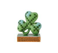 Enesco Jim Shore Heartwood Cr igura en Miniatura de trébol con Nudo irlandés, 3.5 Pulgadas, Multicolor