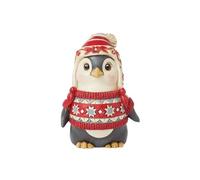 Enesco Jim Shore Heartwood Creek Nordic Noel Penguin in Sweater - Figura en Miniatura, 4.02 Pulgadas, Multicolor
