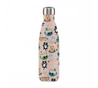 Enesco, Thermos de acero inoxidable con estampado de Crazy Cat