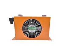 Enfriador de aceite hidráulico Industrial AH0608T-CA 60L/min con ventilador AC DC equipo de radiador refrigerado por aire(AH0608T-220V)
