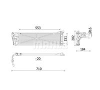 Enfriador de aceite MAHLE CLC 306 000P
