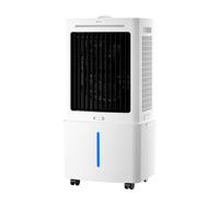Enfriador de Aire 25L, Control Remoto, 3 Velocidades, Temporizador 12H, Aires Acondicionados Portátiles, Viento de 6,8m para Hogar, Oficina y Familia