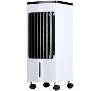 Enfriador de aire con elementos refrigerantes - Aire acondicionado portátil con ventilador - Enfría espacios - Sin manguera - 22 x 24 x 535 cm