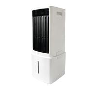 Enfriador de aire evaporativo 12L, 3 velocidades, mando, temporizador