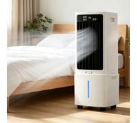 Enfriador de Aire Evaporativo Portátil 12L, Climatizador 3-in-1
