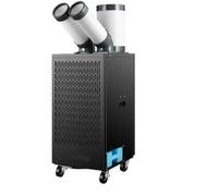 Enfriador de aire evaporativo Ventilador de aire acondicionado industrial móvil con ruedas