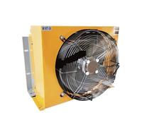Enfriador de aire hidráulico AH1012T/AH0608T-60L, radiador de aceite de aluminio con placa y aletas, 100 l/min y 60 l/min Gran área de disipación de calor(AH1012T 100L,24V)