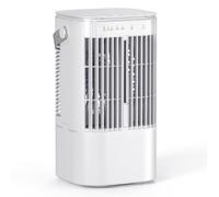 Enfriador de aire portátil - Mini aire acondicionado con asa, pequeño aire acondicionado portátil actualizado, mini enfriador evaporativo, pequeño AC con 3