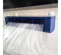 Enfriador de aire portátil, no necesita ventana, 3 velocidades, salida de aire larga, control remoto, diseño sin aspas para dormitorio u oficina, ventilador silencioso con amplia oscilación, compact