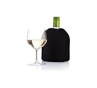 Secret de Gourmet Funda enfriadora para botellas de vino o cava, ajustable, neopreno, gel, negro