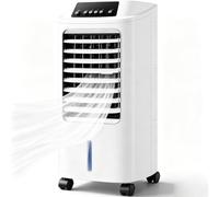 Enfriador Evaporativo Enfriador de Pantano 3 Velocidades Niebla & Oscilación Unidad e Enfriamiento Portátil Vertical Aire Acondicionado Sin Unidad Exterior Para Hogar Dormitorio Garaje 12*11.8*28.7in