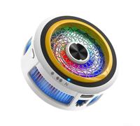 Enfriador portátil para teléfono, ventilador magnético de refrigeración con clip con control inteligente de temperatura, luces RGB, radiador semiconductor para juegos, iPhone, smartphones Android
