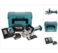 Engalletadora a batería Makita DPJ 180 RT1J, 18 V Li-Ion + 1x Batería 5.0 Ah + Cargador + Makpac