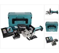 Engalletadora a batería Makita DPJ 180 RTJ, 18 V Li-Ion + 2x Baterías 5.0 Ah + Cargador + Makpac