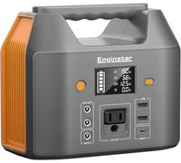 EnginStar Banco de energía con salida de CA de 150 W y 110 V, banco de batería de 155 Wh/42000 mAh, fuente de alimentación de iones de litio para camping de emergencia