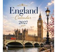 England Calendar 2027: 15-Month Planner | Scenic Destinations with Place Names
