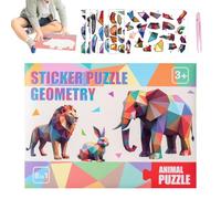 Enhanaces Focus and Logic: Paint by Sticker engages users with geometric