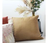 Enjoy Home - Cojín Decorativo para sofá, desenfundable, 40 x 40 cm, Color Ocre, algodón Cuadrado, Lavable a máquina, para casa, salón, Dormitorio, Cama, colección Cambria