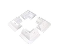 enjoy solar ABS 4 piezas soporte esquinero de módulo solar en blanco, ideal para autocaravanas caravanas barco