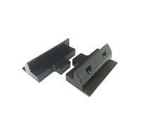enjoy solar Alerón de sujeción para módulo solar de ABS, montaje sepcial para autocaravanas, caravanas, barcos (juego de 2 perfiles de conexión de 180 mm), color negro