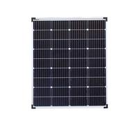enjoy solar® Panel Solar Monocristalino 100W 12V (XL) - Células PERC 166x166mm con 9 busbars - Ideal para autocaravanas, instalaciones en balcones, casas de jardín y embarcaciones