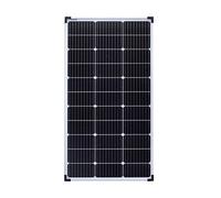 Enjoy Solar PERC Mono 100W 12V Módulo Solar Módulo Fotovoltaico, 166mm*166mm Célula Solar Monocristalina con 9 barras colectoras, Ideal para Autocaravana, Vivienda de Jardín, Barco