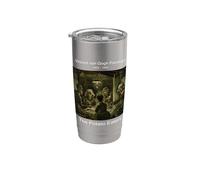 Enjoy Vintage Retro Van Gogh Paintings Art The Potato Eaters Vaso térmico de acero inoxidable de doble pared
