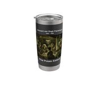 Enjoy Vintage Retro Van Gogh Paintings Art The Potato Eaters Vaso térmico de acero inoxidable de doble pared