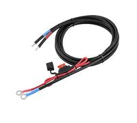 Enjoyolar Cable de batería de 6mm² Controlador de carga solar y batería con fusible Ojales de anillo M8 (10A 6mm² M8)