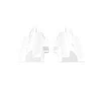 Enjoysolar® - Alerón de sujeción de panel solar ABS para caravanas, autocaravanas y barcos (juego de 2 perfiles de conexión de 180 mm)