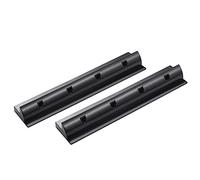 enjoysolar®Panel solar ABS de 550 mm sujetando el soporte del spoiler en negro, ideal para autocaravanas caravanas barco