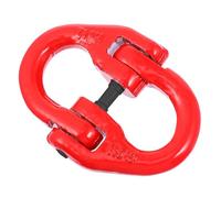 Enlace de Acoplamiento Mecánico de Acero Rojo 5,4 T | Conector de Cadena de Seguridad, Bloqueo y Reensamblaje, Pasador Anticaída y Hebilla